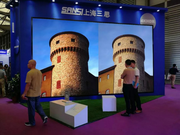 HDR超清显现屏前端展台