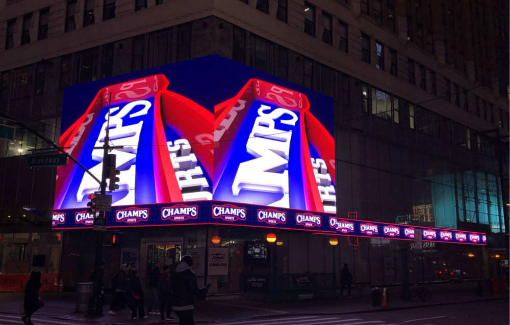 纽约时期广场Broadway 1441号户外全彩屏
