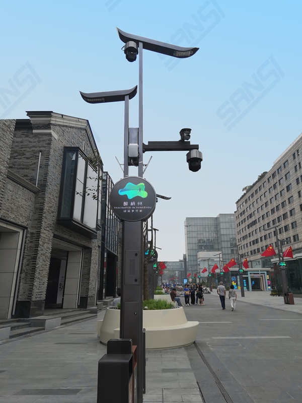 杭州湖滨路聪明路灯