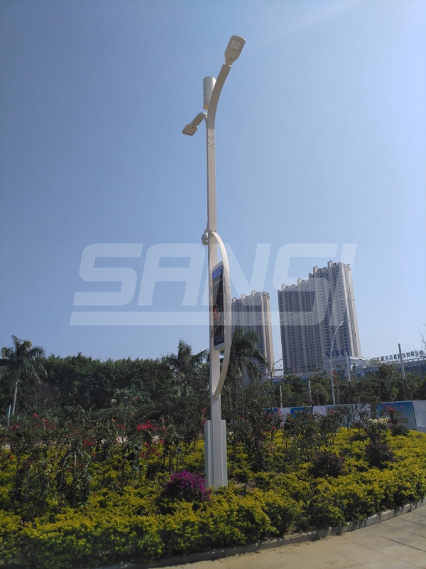 广东汕头星湖公园聪明路灯