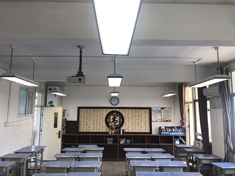 照明进级,打造温馨,课堂照明情况