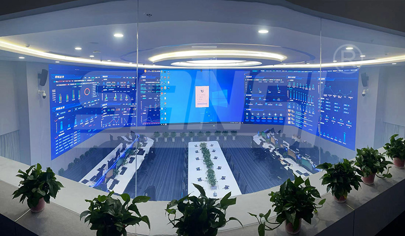 LED拼接屏,进驻国度,应急批示中间