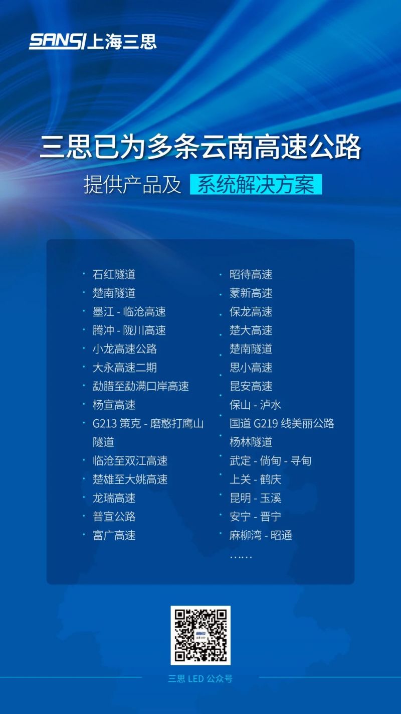 大国交通,之云南,抵抗庞杂情况,三思LED路隧照明,铸就交通丰碑