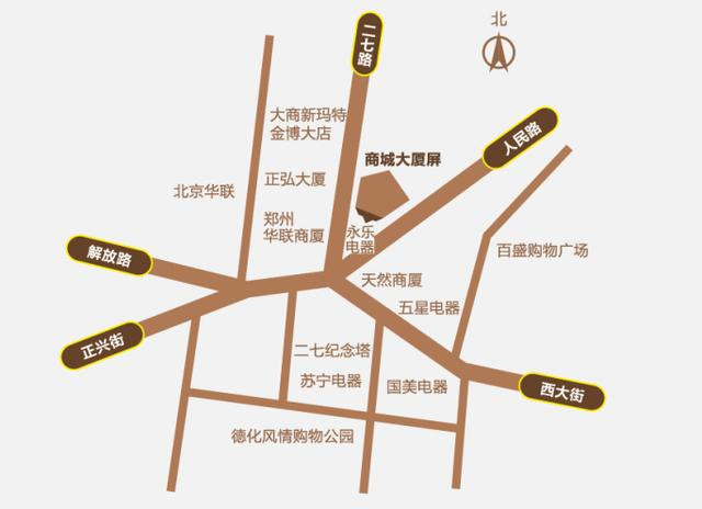 三思,户外LED显现屏,闪烁,郑州二七广场,商城大厦