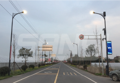 浙江大云温泉小道聪明路灯